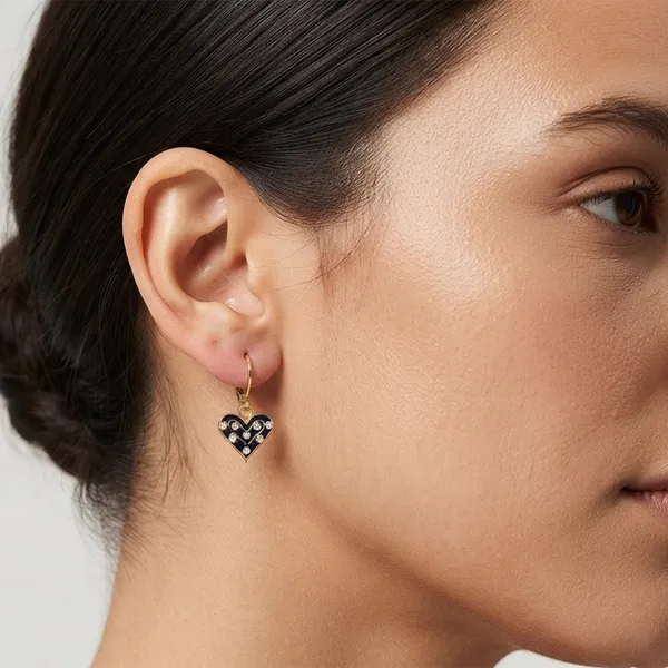 The99jewel_Graceful_Gold_Plated_Austrian_Stone_Hoop_Earrings_Blue