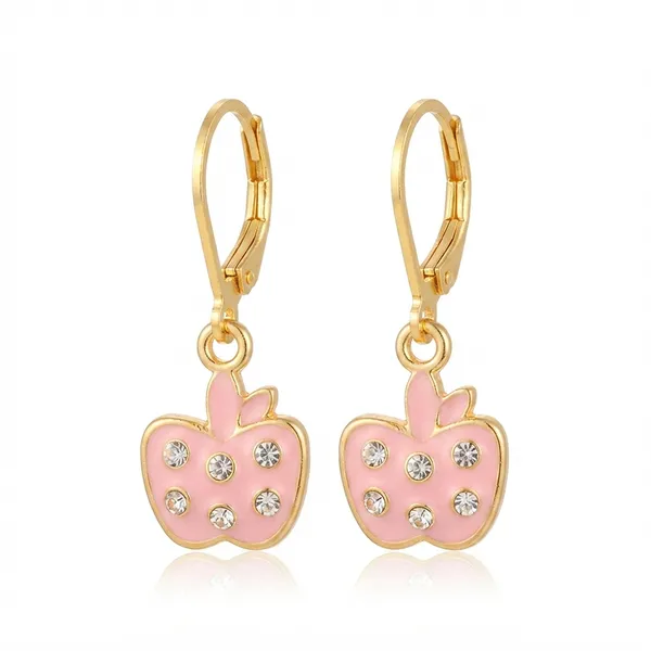 The99jewel_Trendy_Gold_Plated_Austrian_Stone_Party_Wear_Hoop_Earrings_Pink