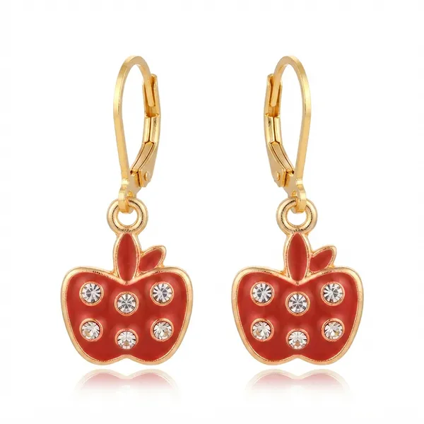 The99jewel_Trendy_Gold_Plated_Austrian_Stone_Party_Wear_Hoop_Earrings_Red