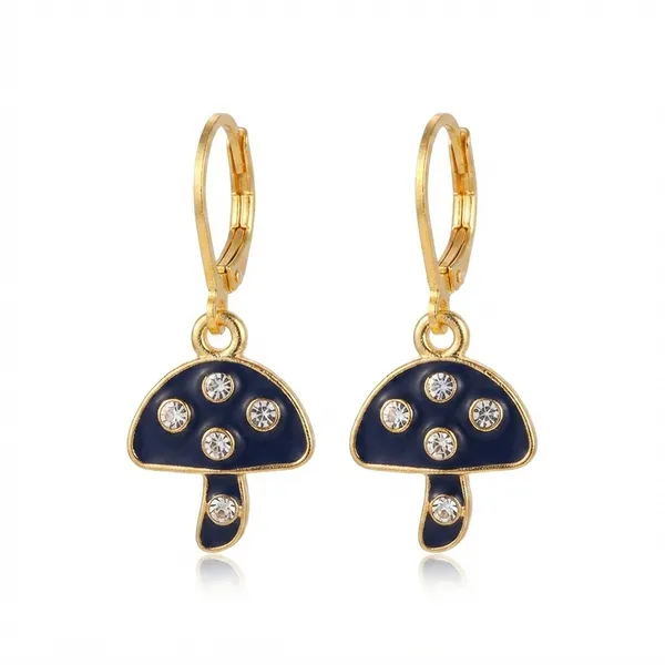 The99jewel_Stylish_Gold_Plated_Austrian_Stone_Fashion_Hoop_Earrings_Blue