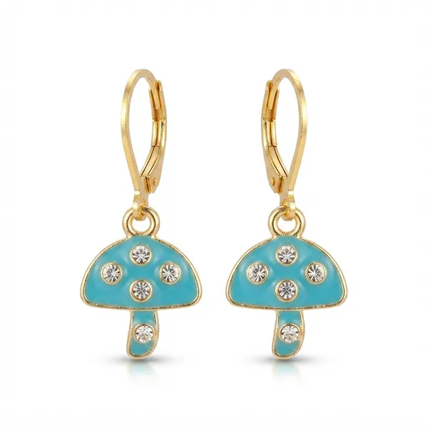 The99jewel_Stylish_Gold_Plated_Austrian_Stone_Fashion_Hoop_Earrings_Light_Blue