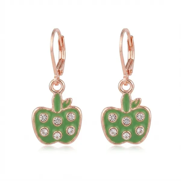 The99jewel_Fashion_Forward_Rose_Gold_Plated_Austrian_Stone_Hoop_Earrings_Mint_Green