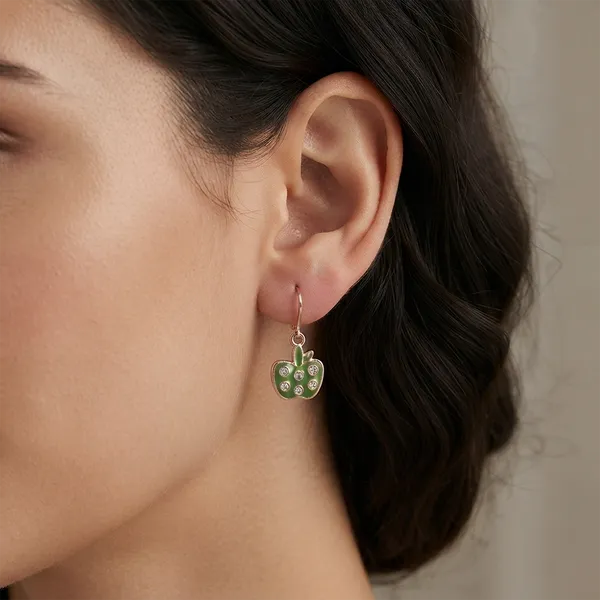 The99jewel_Fashion_Forward_Rose_Gold_Plated_Austrian_Stone_Hoop_Earrings_Mint_Green