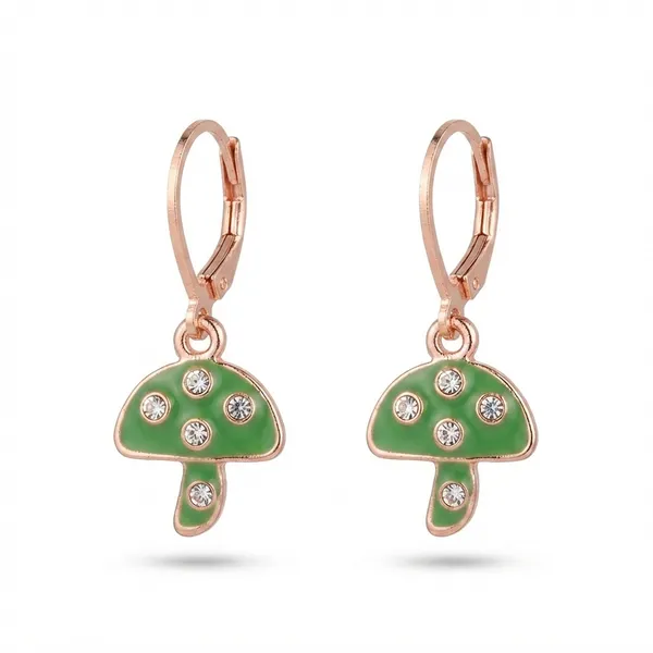 The99jewel_Iconic_Rose_Gold_Plated_Austrian_Stone_Hoop_Earrings_For_Women_Mint_Green
