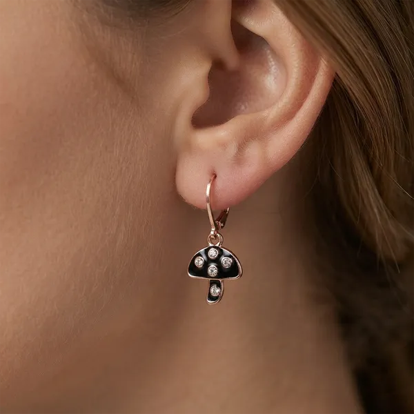The99jewel_Iconic_Rose_Gold_Plated_Austrian_Stone_Hoop_Earrings_For_Women_Black