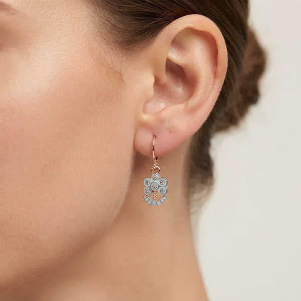 The99jewel_Eye_Catching_Rose_Gold_Plated_Austrian_Stone_Hoop_Earrings_For_Women_Light_Blue