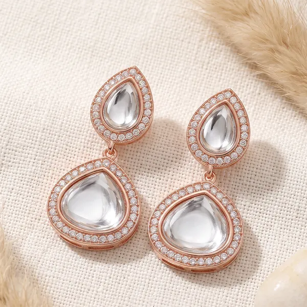 The99jewel_Rose_Gold_Plated_Kundan_And_Austrian_Stone_Dangler_Earrings_White