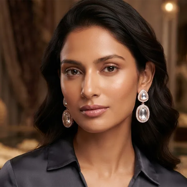 The99jewel_Rose_Gold_Plated_Kundan_And_Austrian_Stone_Dangler_Earrings_White