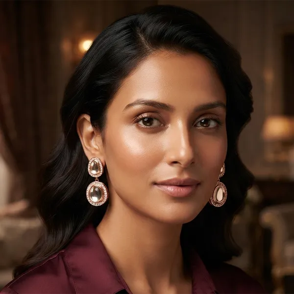 The99jewel_Rose_Gold_Plated_Kundan_And_Austrian_Stone_Dangler_Earrings_White