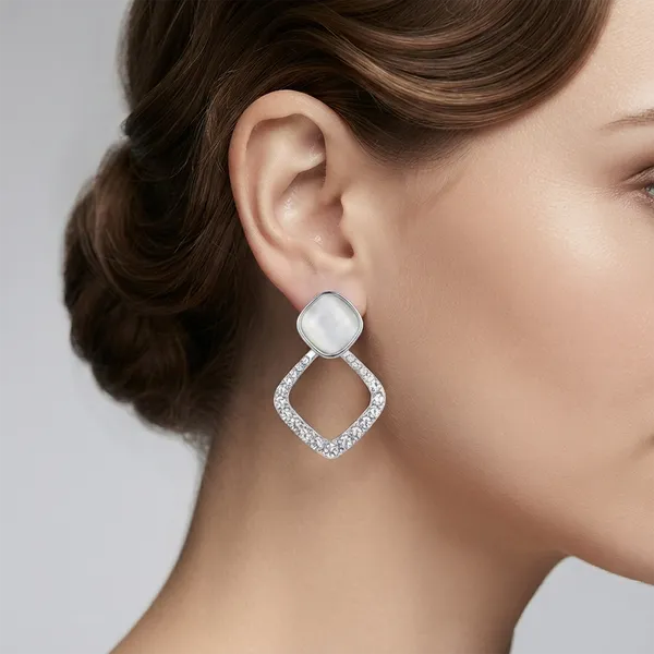The99jewel_Silver_Plated_Monalisa_Stone_Dangler_Earrings_White
