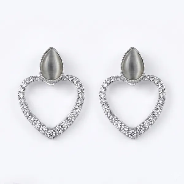 The99jewel_Silver_Plated_Monalisa_Stone_Dangler_Earrings_White