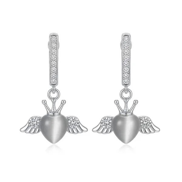 The99jewel_Silver_Plated_Monalisa_Stone_Dangler_Earrings_White