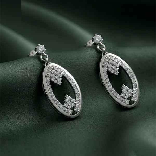 The99jewel_Silver_Plated_Austrian_Stone_Dangler_Earrings_White