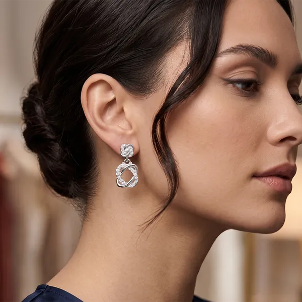 The99jewel_Silver_Plated_Austrian_Stone_Dangler_Earrings_White