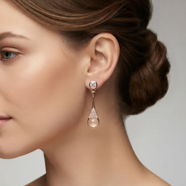The99jewel_Rose_Gold_Plated_Monalisa_Stone_Dangler_Earrings_Rose_Gold