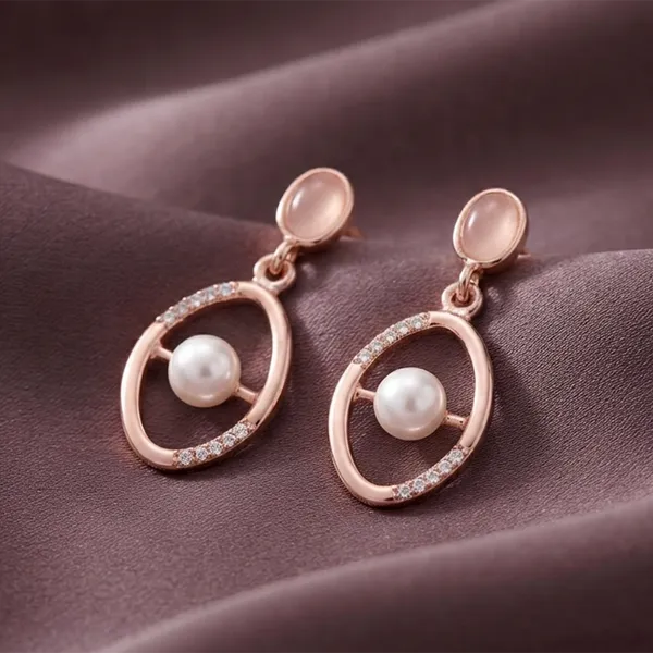 The99jewel_Rose_Gold_Plated_Monalisa_Stone_Dangler_Earrings_Rose_Gold