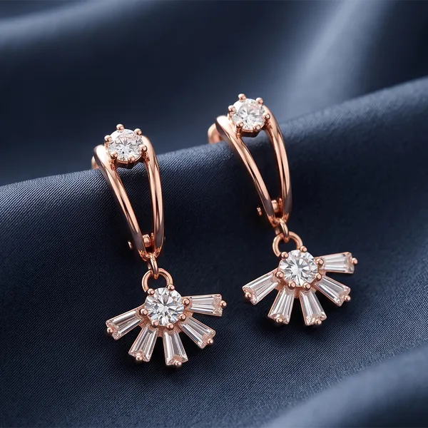 The99jewel_Rose_Gold_Plated_Austrain_Stone_Dangler_Earrings_Rose_Gold