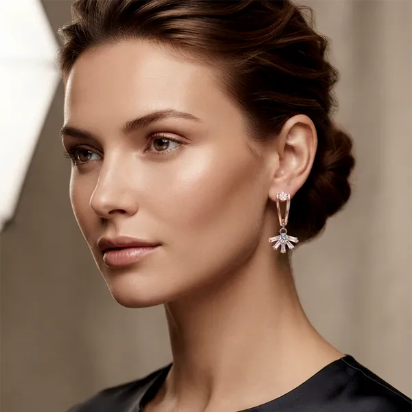 The99jewel_Rose_Gold_Plated_Austrain_Stone_Dangler_Earrings_Rose_Gold