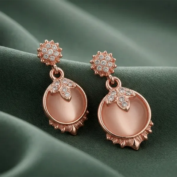 The99jewel_Rose_Gold_Plated_Monalisa_Stone_Dangler_Earrings_Rose_Gold