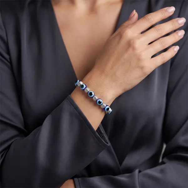 The99jewel_Trendy_Evil_Eye_Bracelet_For_Girls_Women_Blue
