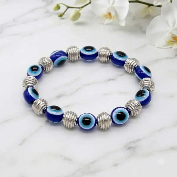 The99jewel_Trendy_Evil_Eye_Bracelet_For_Girls_Women_Blue