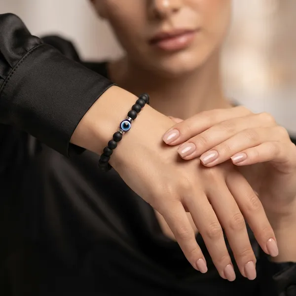 The99jewel_Trendy_Evil_Eye_Bracelet_For_Girls_Women_Blue