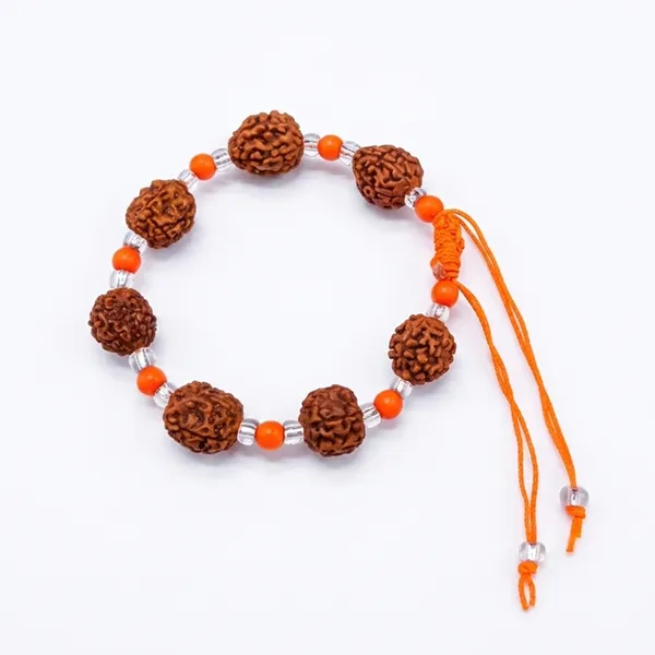 The99jewel_Handcrafted_Spiritual_Rudraksh_Beads_Bracelet_Brown