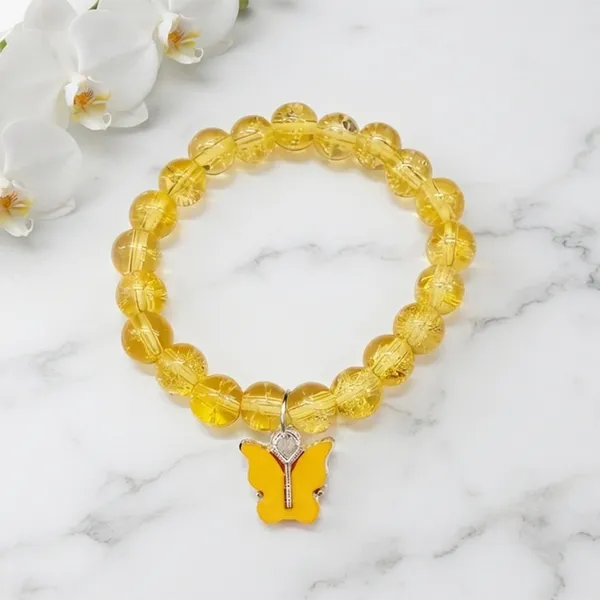 The99jewel_Handcrafted_Butterfly_Charm_Bracelet_For_Women_And_Gorls_Yellow
