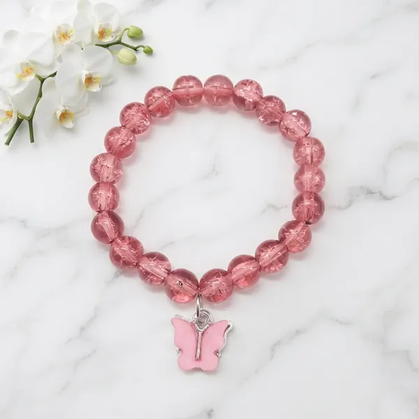 The99jewel_Handcrafted_Butterfly_Charm_Bracelet_For_Women_And_Gorls_Pink