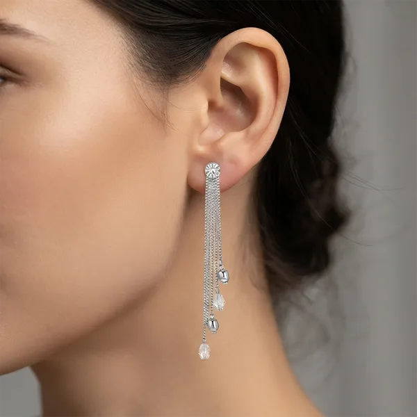 The99jewel_Elegant_Crystal_Stone_Dangler_Earrings_For_Women_Silver