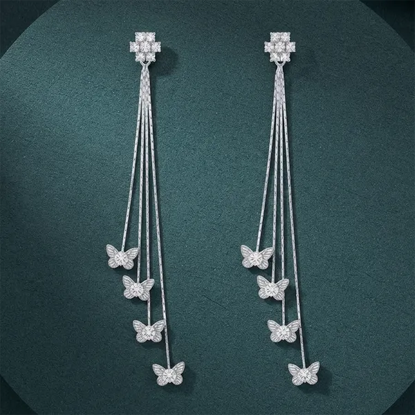 The99jewel_Elegant_Crystal_Stone_Dangler_Earrings_For_Women_Silver