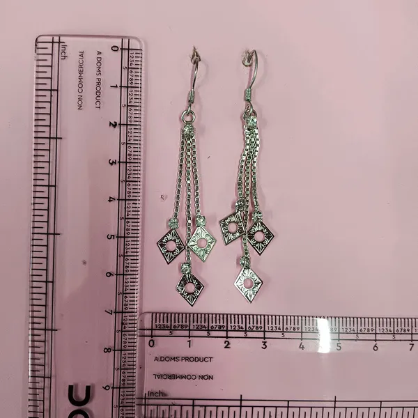 The99jewel_Elegant_Crystal_Stone_Dangler_Earrings_For_Women_Silver