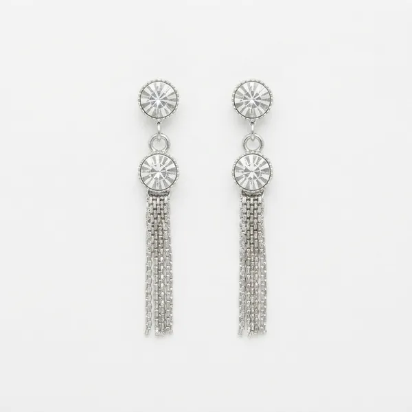 The99jewel_Elegant_Crystal_Stone_Dangler_Earrings_For_Women_Silver