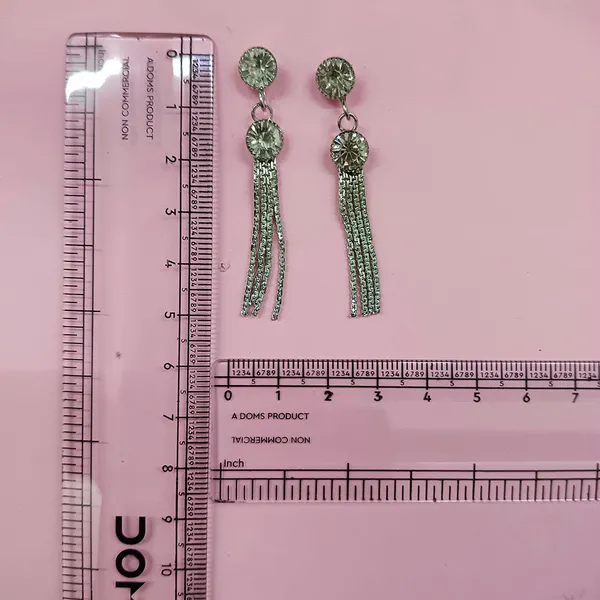 The99jewel_Elegant_Crystal_Stone_Dangler_Earrings_For_Women_Silver