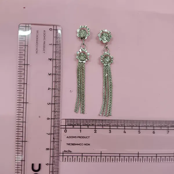 The99jewel_Elegant_Crystal_Stone_Dangler_Earrings_For_Women_Silver