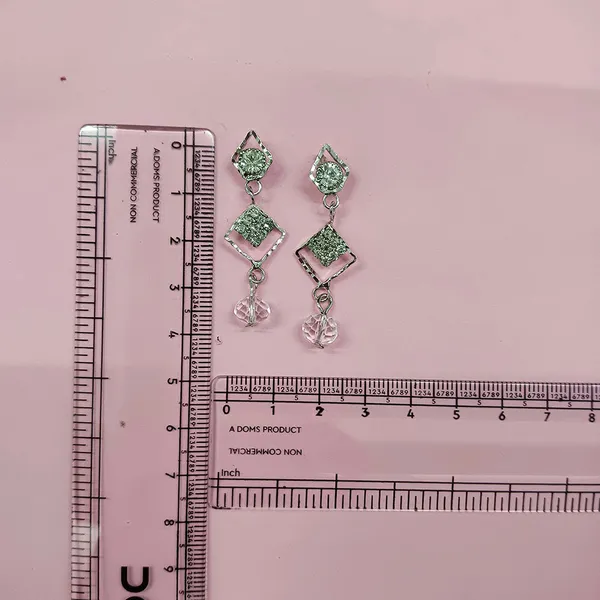 The99jewel_Elegant_Crystal_Stone_Dangler_Earrings_For_Women_Silver