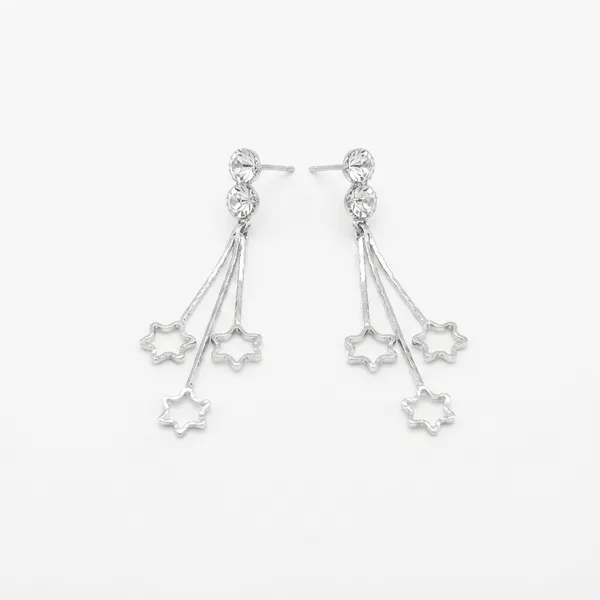 The99jewel_Designer_Crystal_Stone_Drop_Earrings_For_Women_Silver