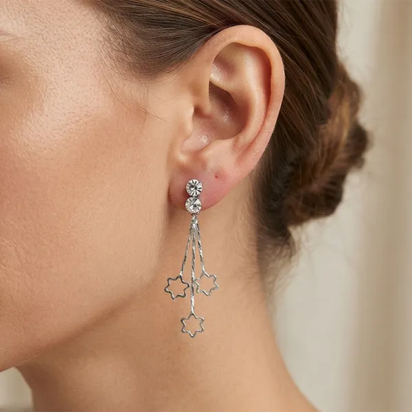 The99jewel_Designer_Crystal_Stone_Drop_Earrings_For_Women_Silver