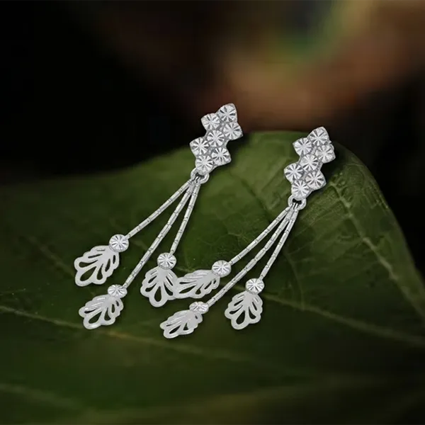 The99jewel_Designer_Crystal_Stone_Drop_Earrings_For_Women_Silver
