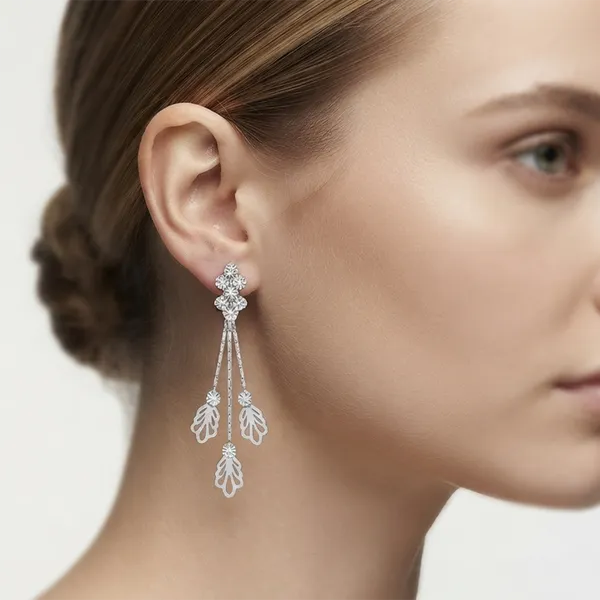 The99jewel_Designer_Crystal_Stone_Drop_Earrings_For_Women_Silver