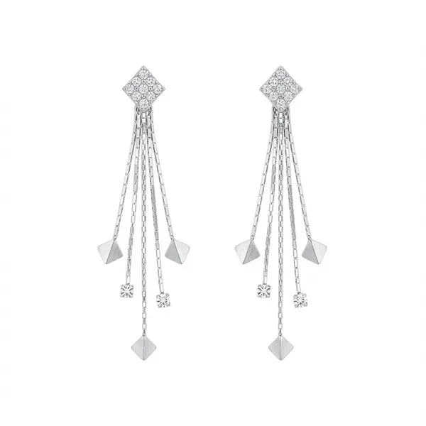 The99jewel_Sparkling_Crystal_Stone_Long_Earrings_Silver