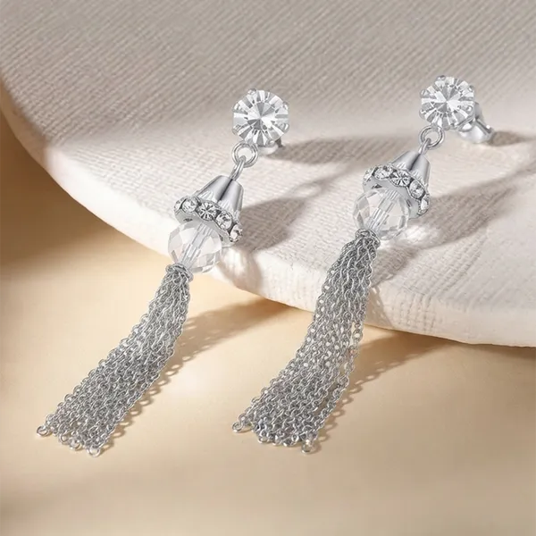 The99jewel_Radiant_Crystal_Stone_Occasion_Earrings_For_Women_Silver