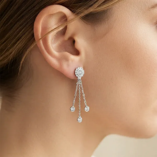The99jewel_Timeless_Crystal_Stone_Party_Wear_Earrings_Silver
