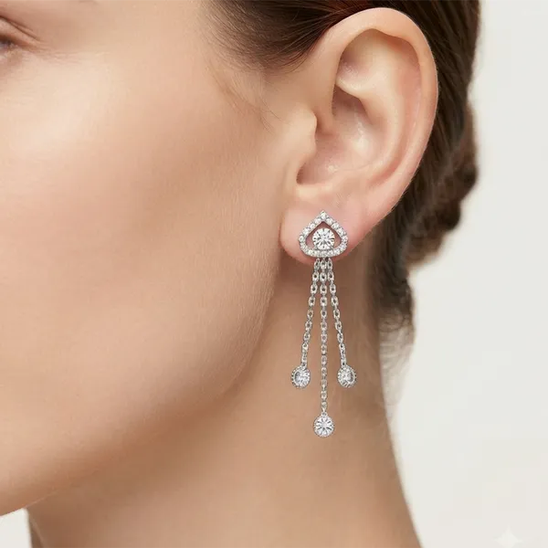The99jewel_Timeless_Crystal_Stone_Party_Wear_Earrings_Silver