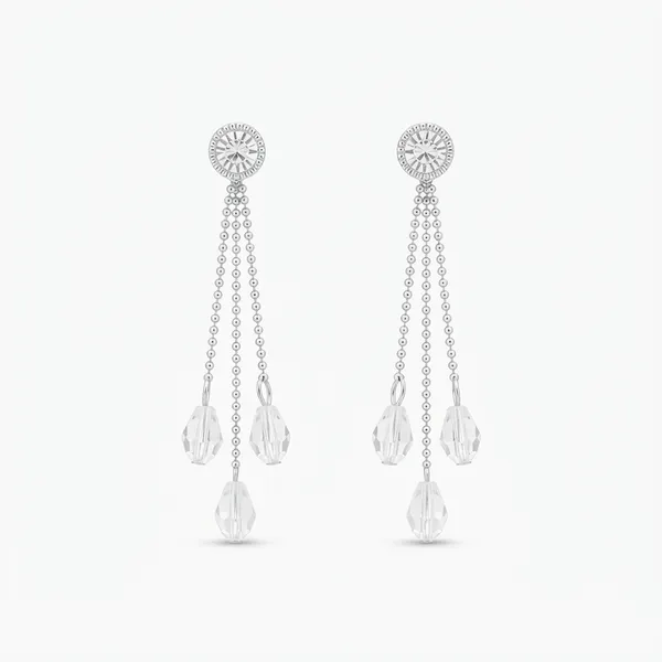 The99jewel_Timeless_Crystal_Stone_Party_Wear_Earrings_Silver