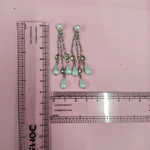 The99jewel_Timeless_Crystal_Stone_Party_Wear_Earrings_Silver