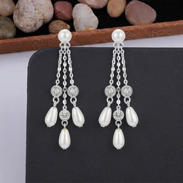 The99jewel_Timeless_Crystal_Stone_Party_Wear_Earrings_Silver