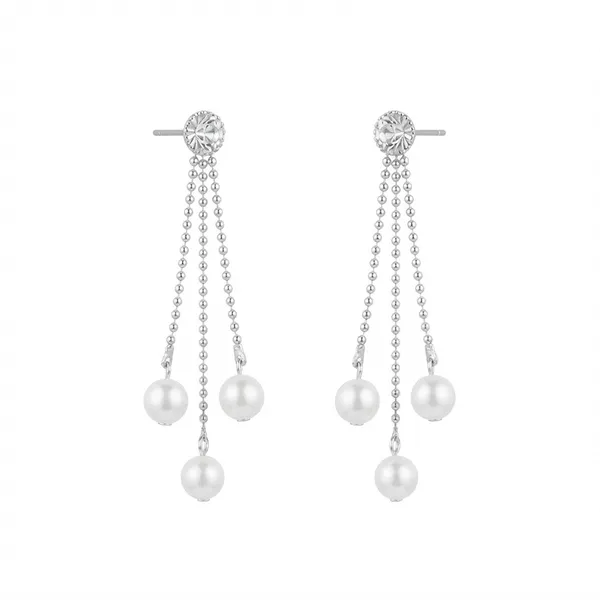 The99jewel_Trendsetter_Crystal_And_Pearl_Drop_Designer_Earrings_Silver