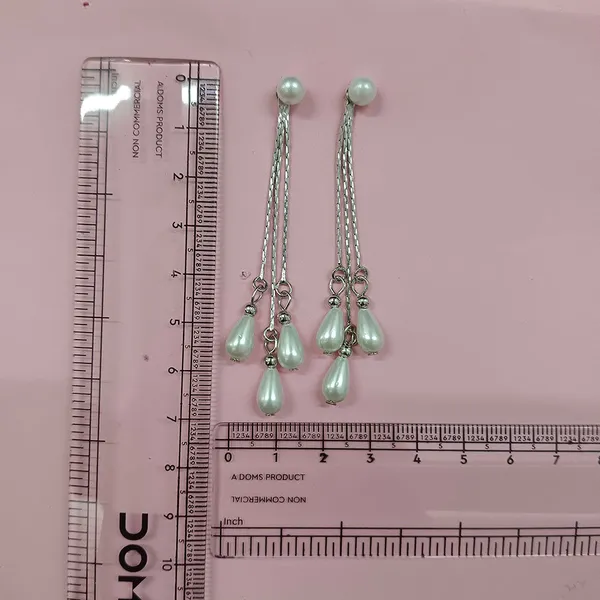 The99jewel_Trendsetter_Crystal_And_Pearl_Drop_Designer_Earrings_Silver
