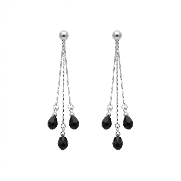 The99jewel_Designer_Crystal_Stone_Drop_Earrings_For_Women_Black